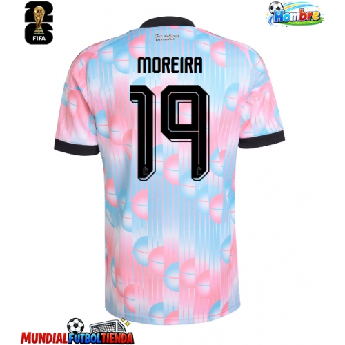 Camiseta Bélgica Diego Moreira #19 Segunda Equipación Replica Mundial 2026 mangas cortas